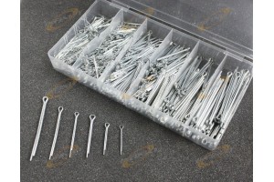 555PC Cotter Pin Clip Key Fitting Assortment Tool Kit Set Case Container Box